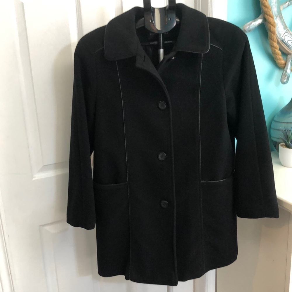 🧣 FEN-NELLI  Wool , viscose blend long coat jacket size 9-10